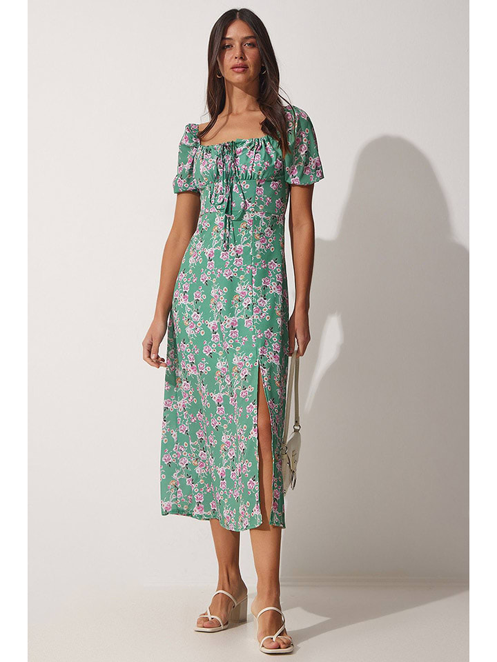 Happiness Istanbul Sukienka w kolorze zielonym rozmiar: 40