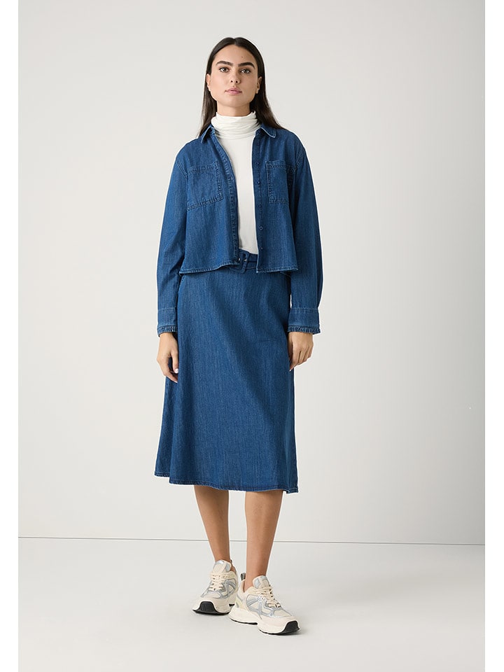 More & More Bluzka dżinsowa w kolorze niebieskim rozmiar: 38