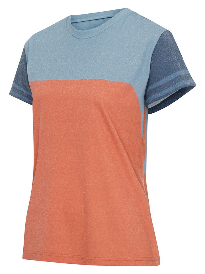 Protective Koszulka funkcyjna w kolorze pomarańczowo-błękitnym rozmiar: 40