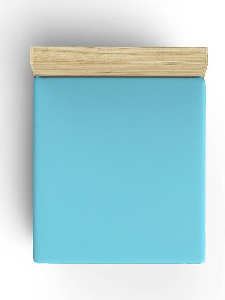Elizabed Prześcieradło renforcé w kolorze turkusowym na gumce rozmiar: 90x190 cm