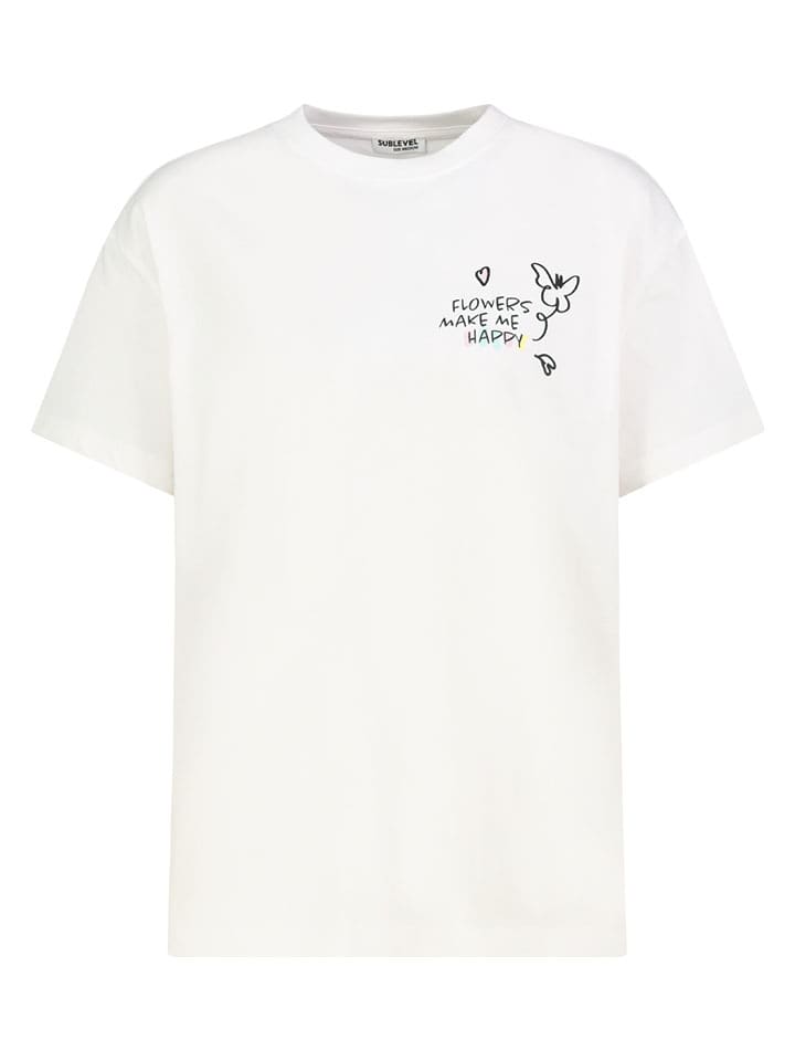 Sublevel Koszulka w kolorze białym rozmiar: M