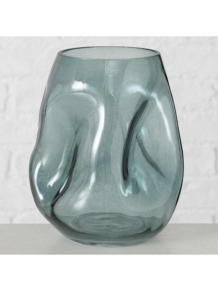 Boltze Wazon "Lojin" w kolorze zielonym - wys. 17,3 x Ø 14 cm rozmiar: onesize