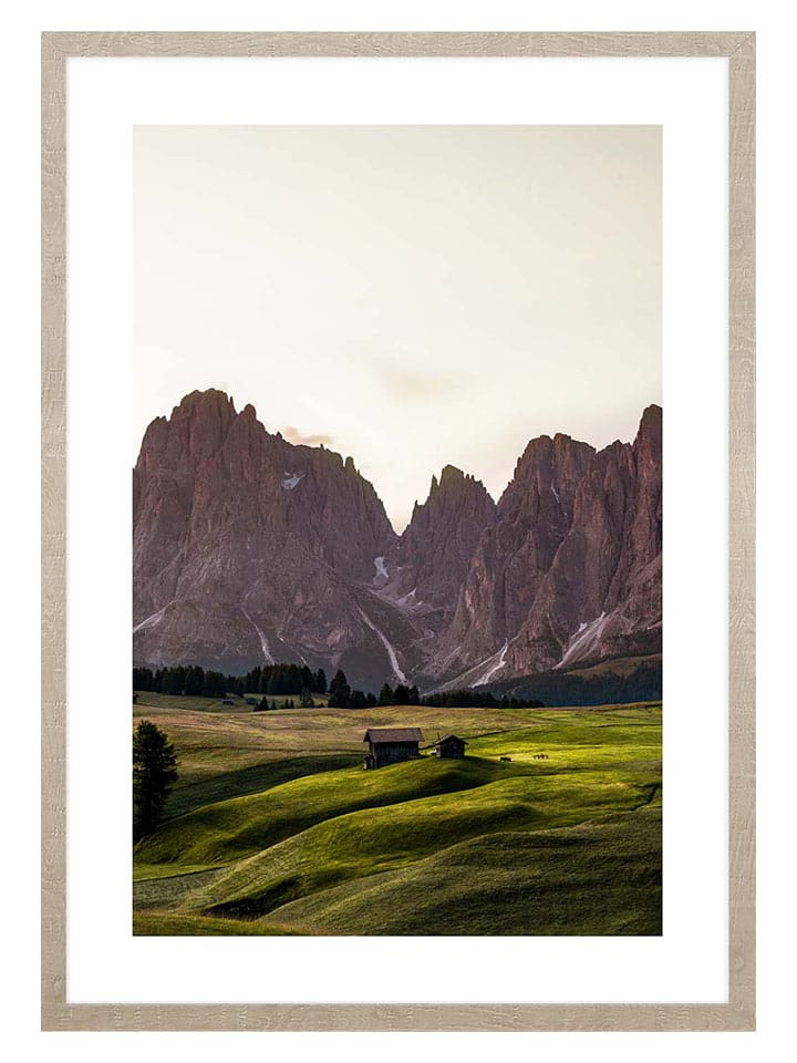 Ars Longa Druk artystyczny "High Mountains View" w ramce - 70 x 50 cm rozmiar: onesize