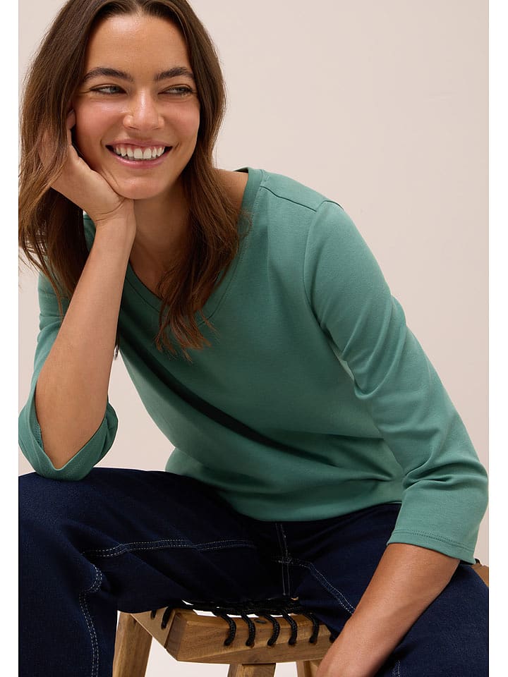 Cecil Koszulka w kolorze turkusowym rozmiar: L