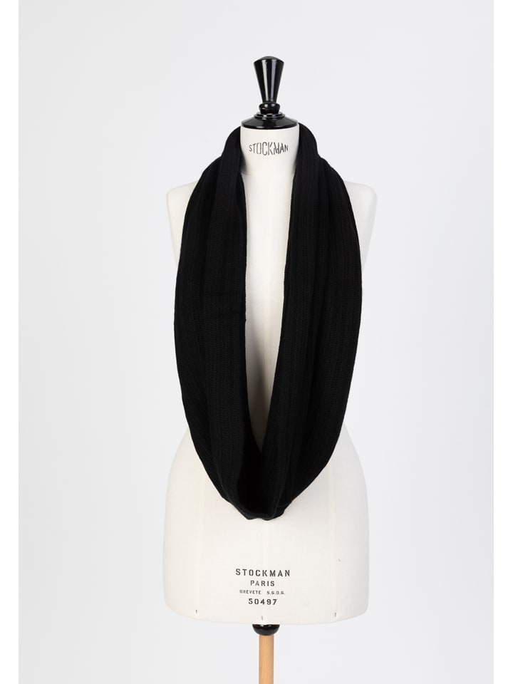 Perfect Cashmere Szal-koło "Clody" w kolorze czarnym - 65 x 40 cm rozmiar: onesize