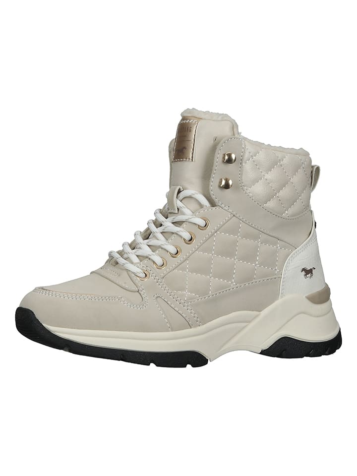 MUSTANG SHOES Botki w kolorze beżowym rozmiar: 41