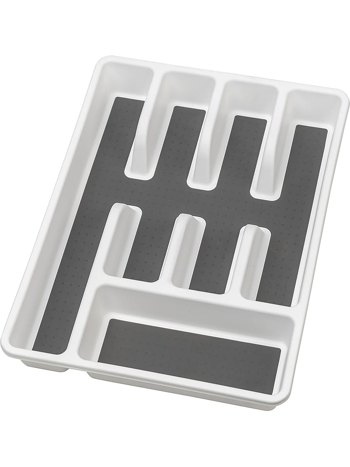 Wenko Organizer w kolorze biało-antracytowym na sztućce - 26,5 x 5 x 36,5 cm rozmiar: onesize