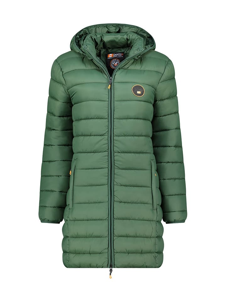 Canadian Peak Płaszcz pikowany "Atikamapeak" w kolorze zielonym rozmiar: XL