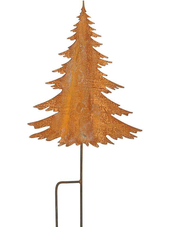 POSIWIO Dekoracja ogrodowa "Tree" w kolorze jasnobrązowym - 30 x 39 cm rozmiar: onesize