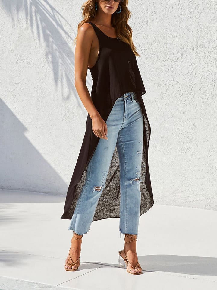 Milan Kiss Tunika w kolorze czarnym rozmiar: L