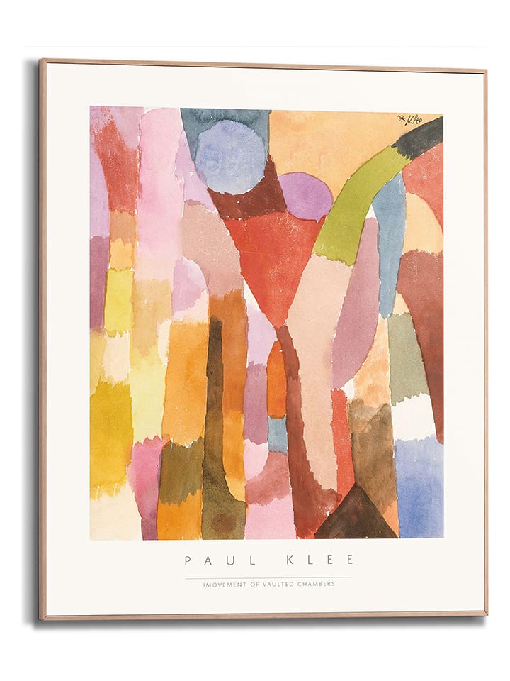 Orangewallz Druk artystyczny "Paul Klee I" w ramce rozmiar: 40x50 cm