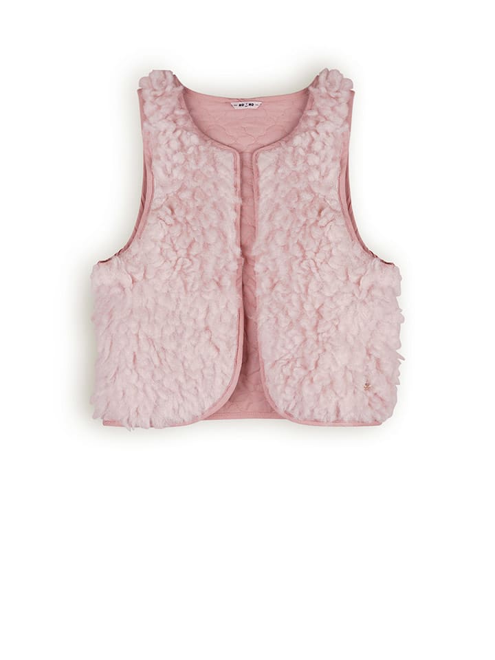 No-No Dwustronna kamizelka "Katya" w kolorze jasnoróżowym rozmiar: 122-140