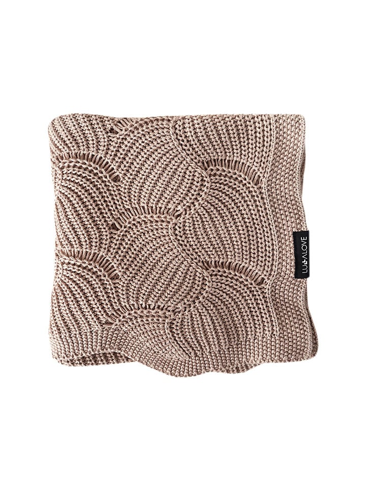 Lullalove Kocyk w kolorze beżowym rozmiar: 80x100 cm