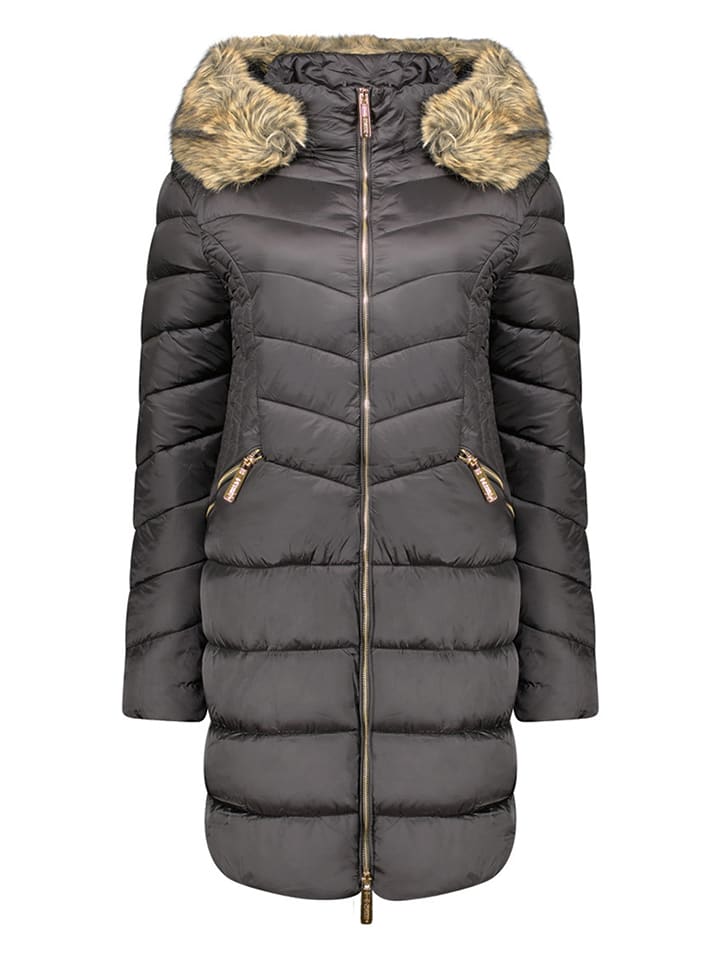 Geographical Norway Płaszcz pikowany "Bololita" w kolorze czarnym rozmiar: L