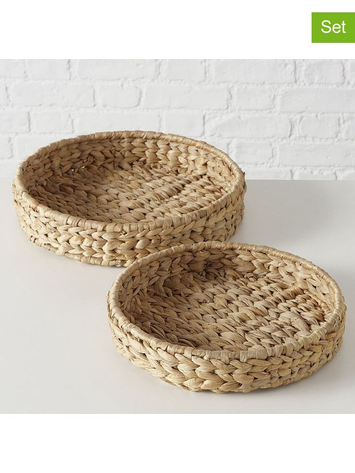 Boltze Tace (2 szt.) "Cado" w kolorze jasnobrązowym rozmiar: onesize