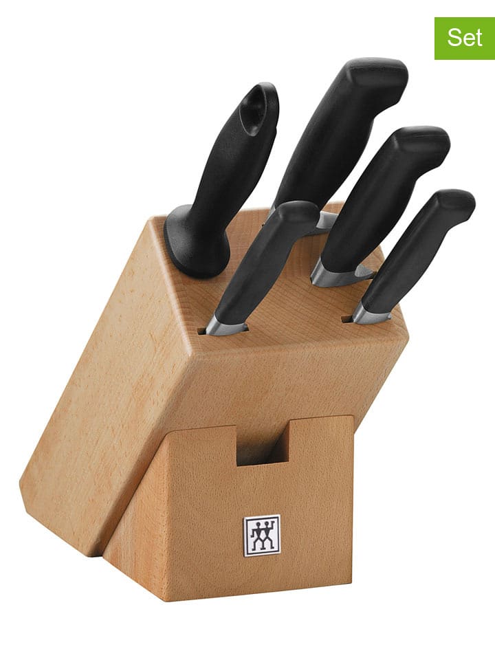 Zwilling 6-częściowy zestaw "Four Star" w kolorze jasnobrązowo-czarnym rozmiar: onesize