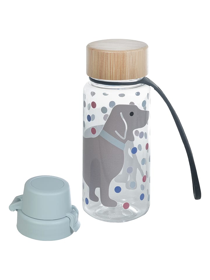 Kindsgut Bidon "Dog" w kolorze błękitnym - 400 ml rozmiar: onesize