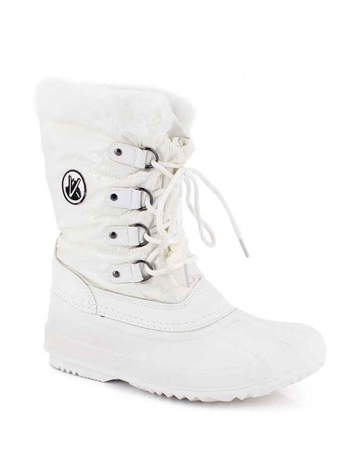 Kimberfeel Kozaki zimowe "Kenza" w kolorze białym rozmiar: 41
