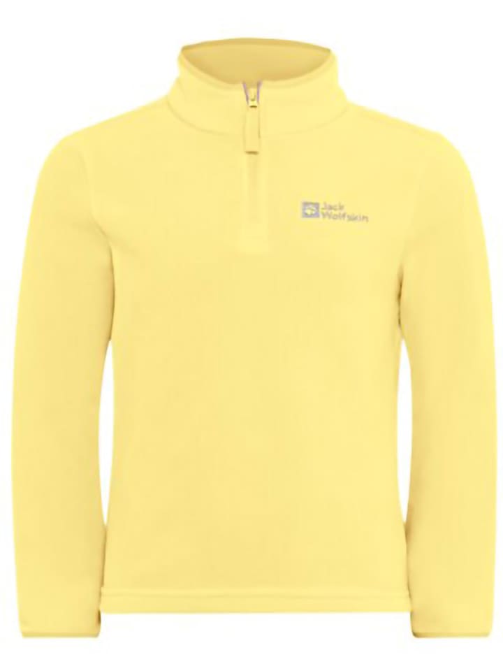 Jack Wolfskin Bluza polarowa "Taunus" w kolorze żółtym rozmiar: 176