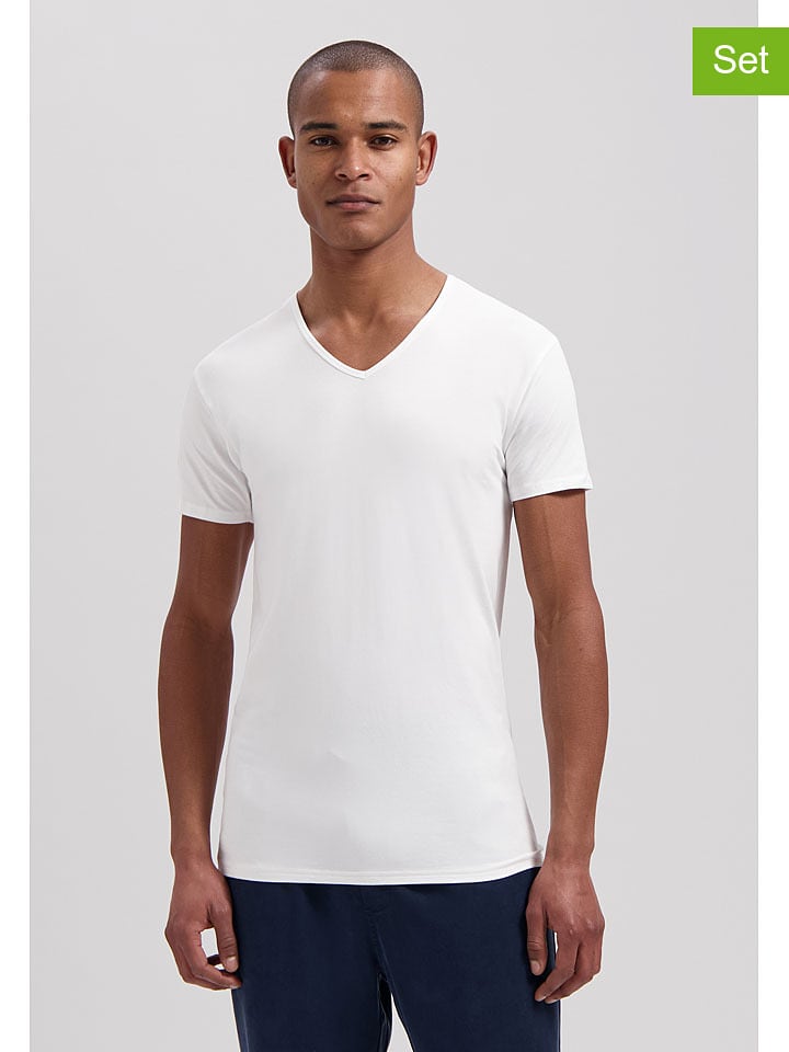 DSTREZZED Koszulki (2 szt.) w kolorze białym rozmiar: XXL