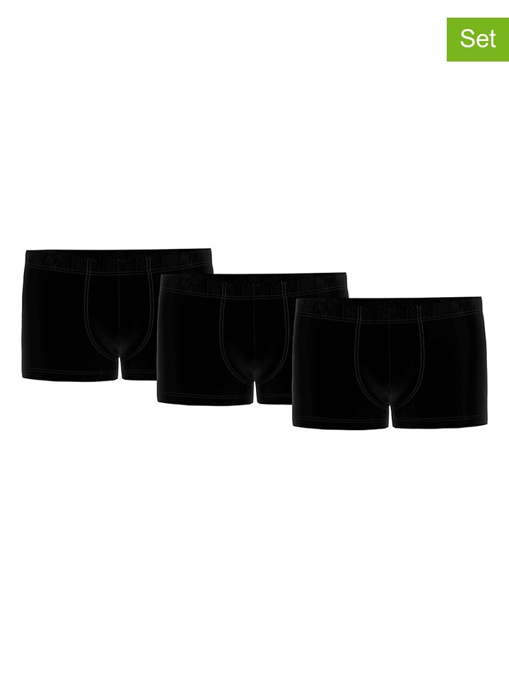 Seidensticker Bokserki (3 pary) w kolorze czarnym rozmiar: L