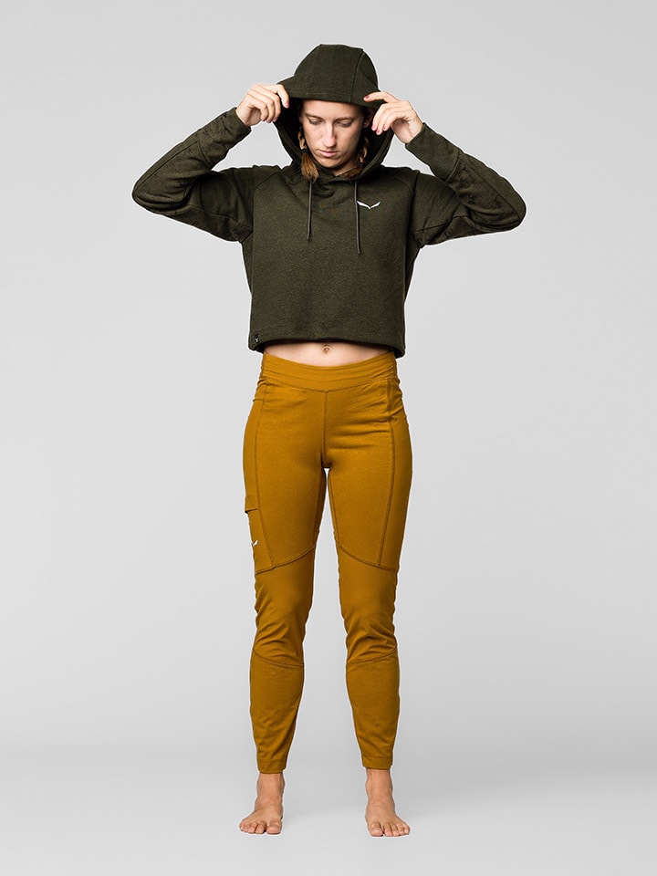 Salewa Bluza funkcyjna w kolorze khaki rozmiar: 34