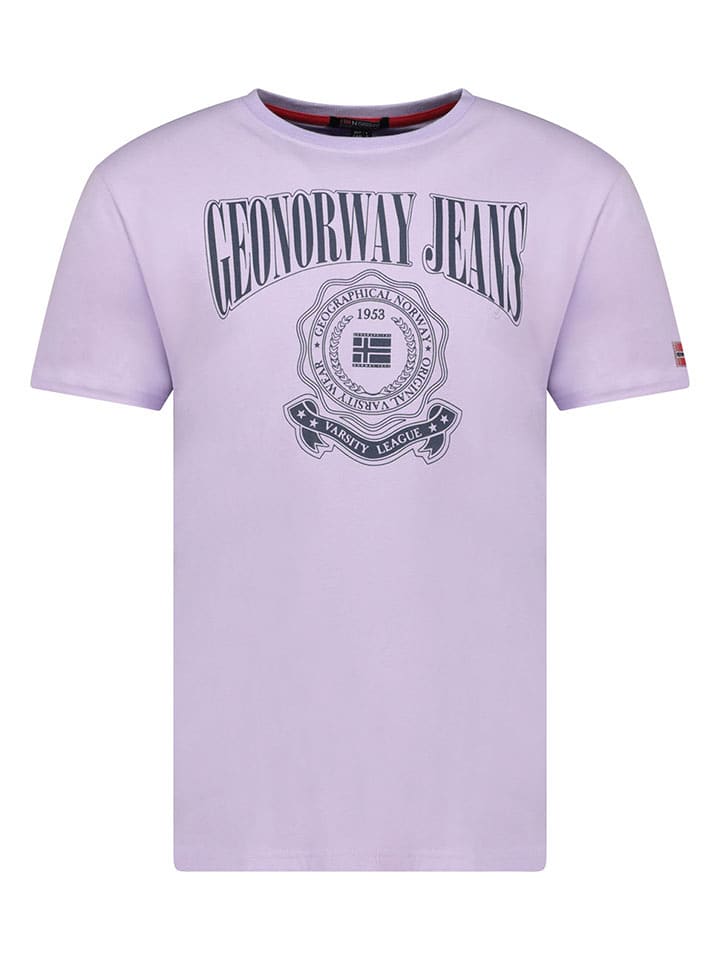 Geographical Norway Koszulka "Jacao" w kolorze fioletowym rozmiar: XXL