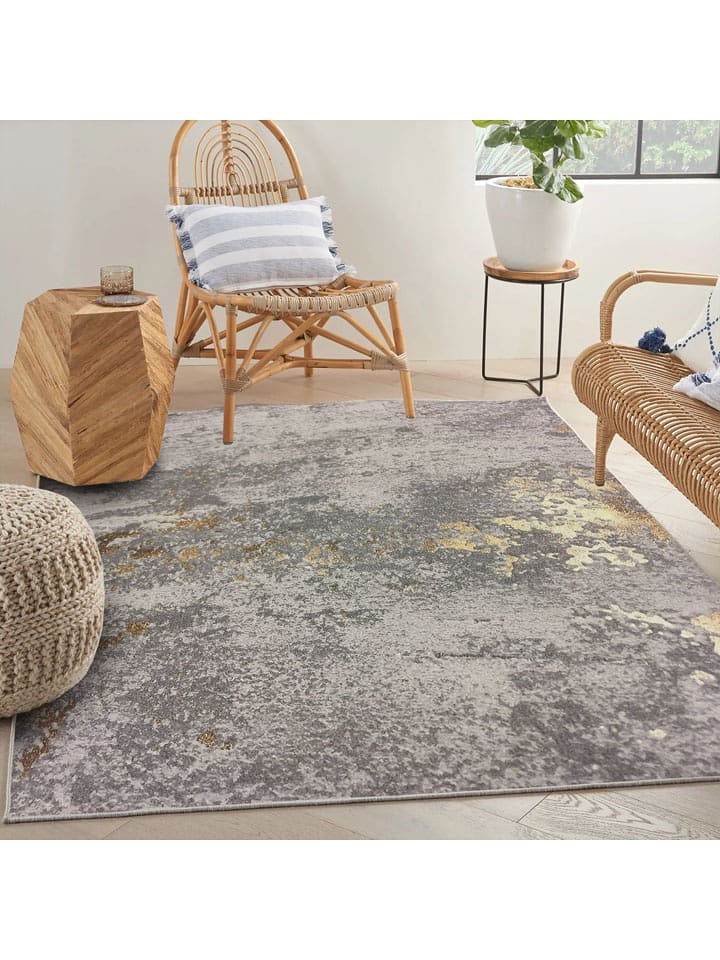 Mioli Dywan w kolorze złoto-szarym rozmiar: 80x200 cm