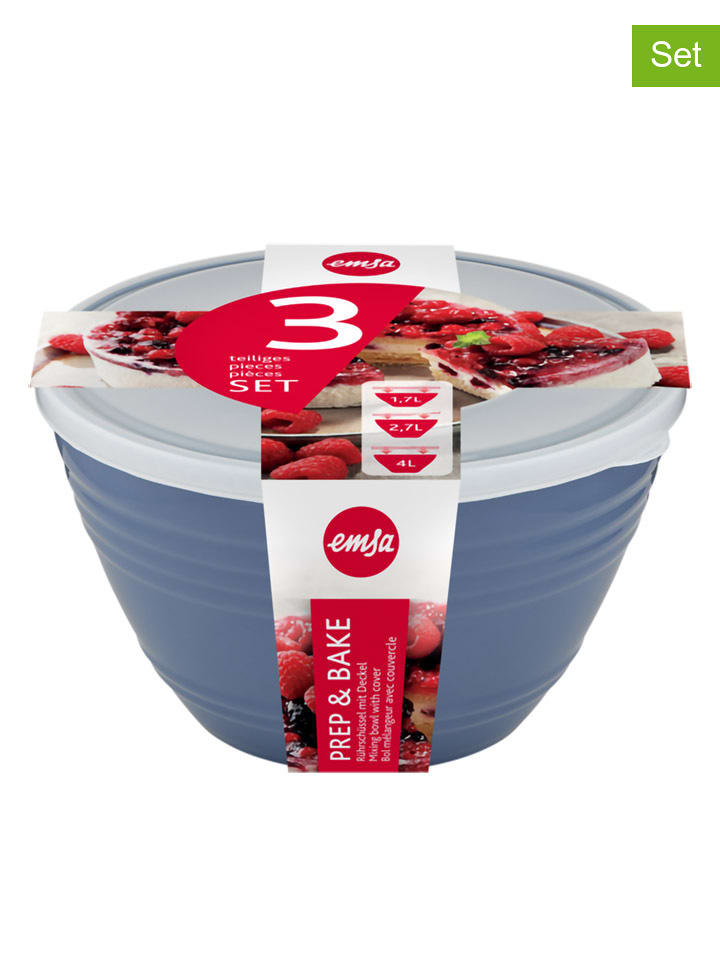 Emsa Miski (3 szt.) w kolorze niebieskim do mieszania rozmiar: onesize