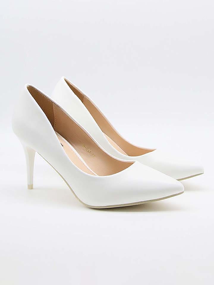 Bellucci Czółenka w kolorze białym rozmiar: 36