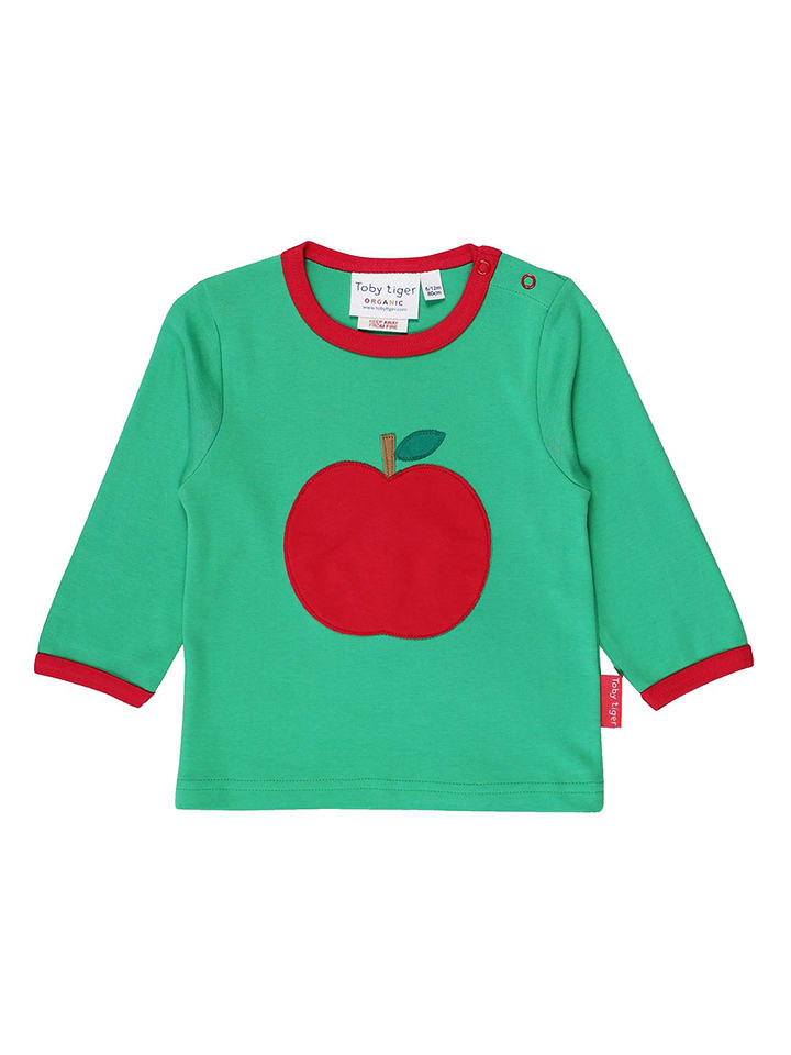 Toby Tiger Koszulka w kolorze zielonym rozmiar: 110