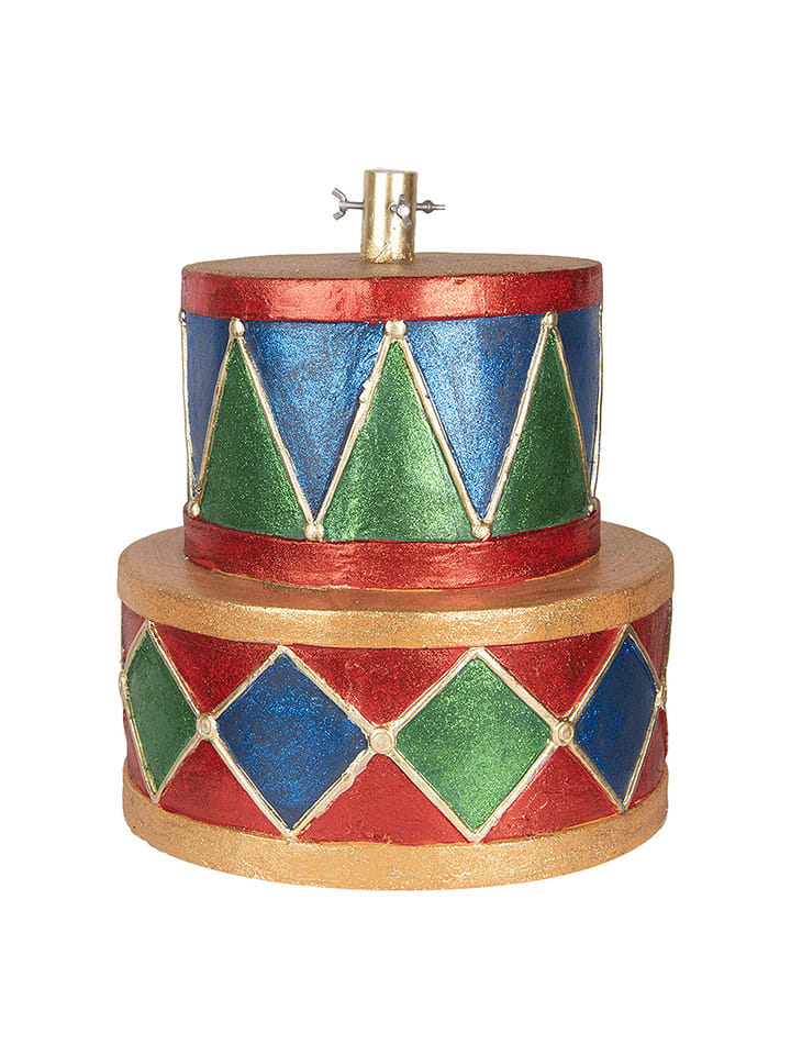 Clayre & Eef Stojak ze wzorem na choinkę - wys. 46 x Ø 40 cm rozmiar: onesize