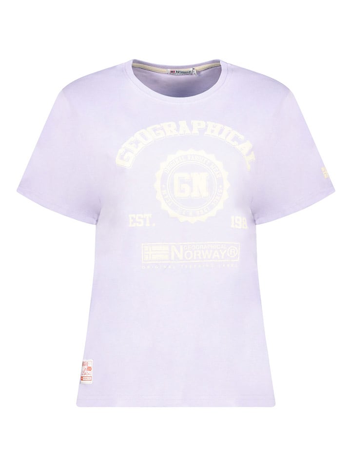 Geographical Norway Koszulka w kolorze fioletowym rozmiar: S