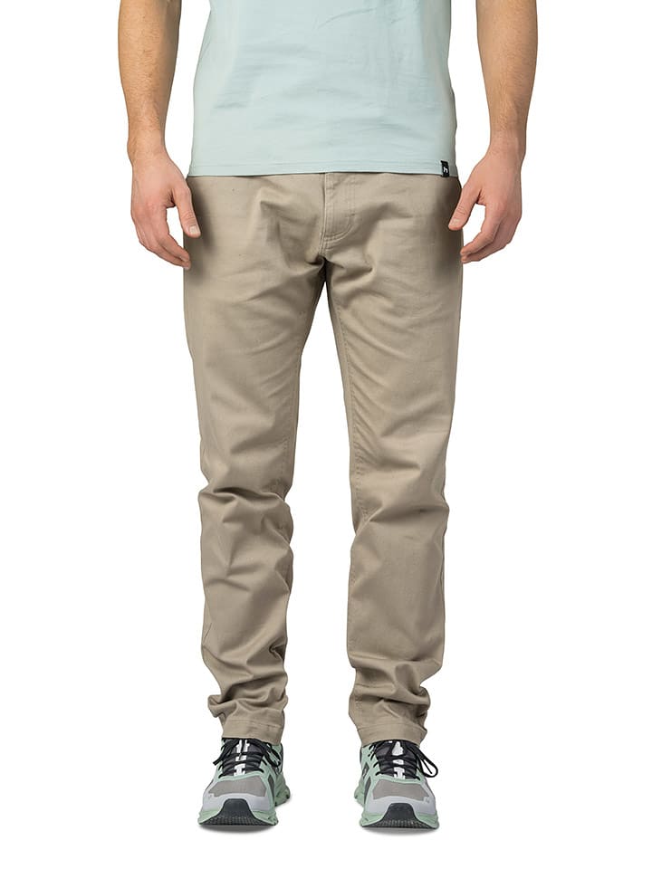 Hannah Spodnie "Kento" w kolorze beżowym rozmiar: XL