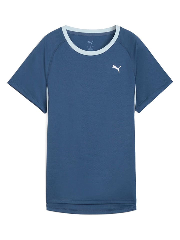 Puma Koszulka "Velocity" w kolorze niebieskim do biegania rozmiar: L