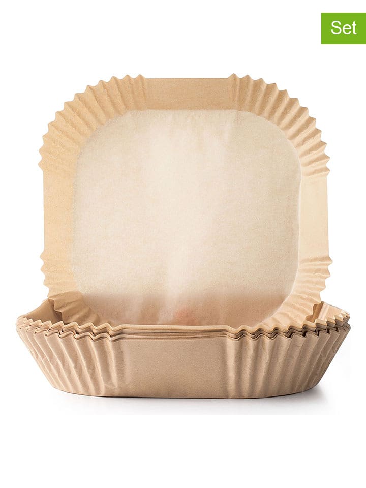 Ibili Formy (100 szt.) w kolorze beżowym do frytkownicy beztłuszczowej rozmiar: onesize