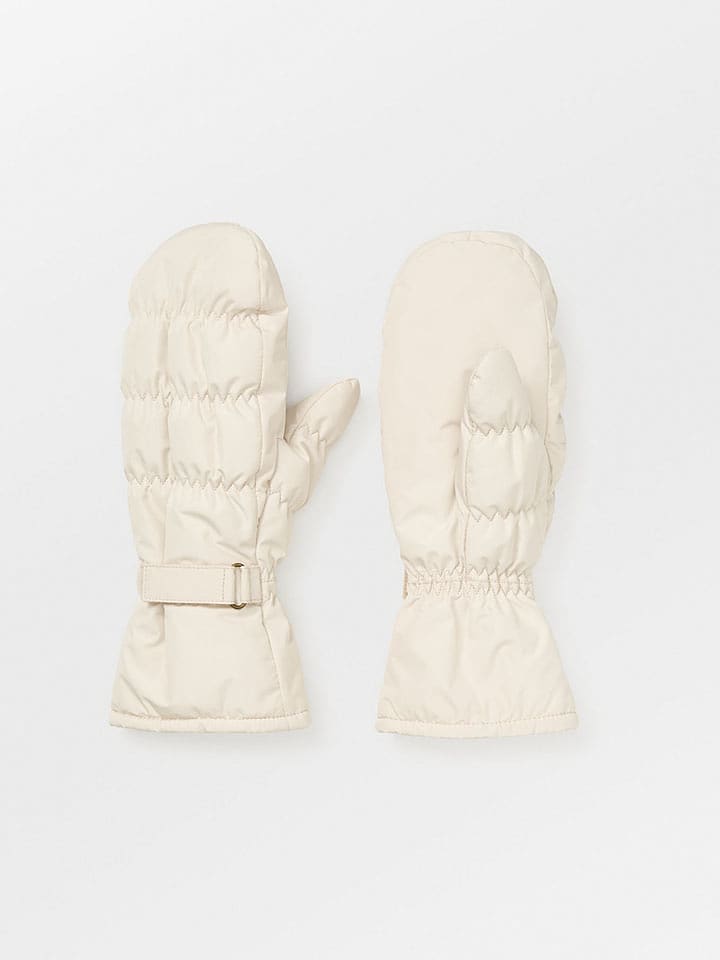 Becksöndergaard Rękawiczki w kolorze kremowym rozmiar: S/M