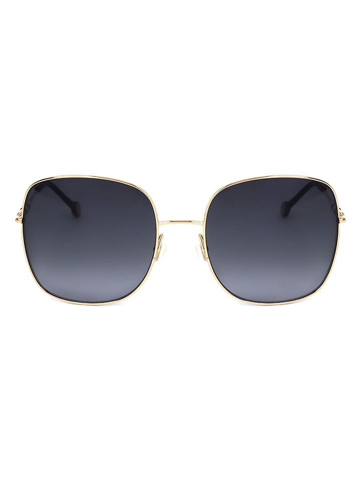 Carolina Herrera Damskie okulary przeciwsłoneczne w kolorze złoto-granatowym rozmiar: 59