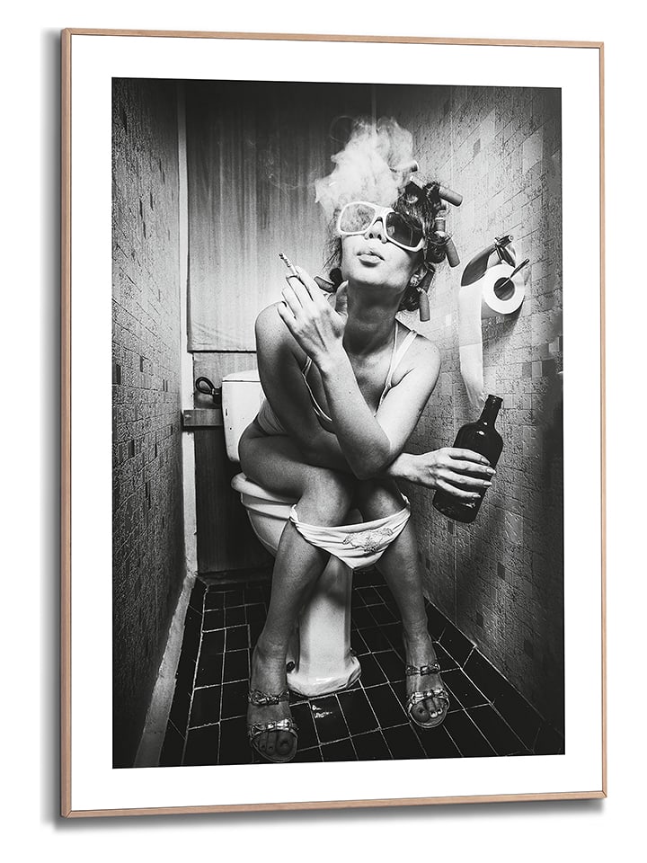 Orangewallz Druk artystyczny "After Party" w ramce rozmiar: 50x70 cm