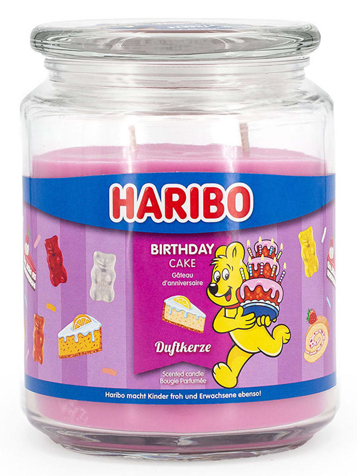 Haribo Świeca zapachowa "Haribo Birthday Cake" - 510 g rozmiar: onesize