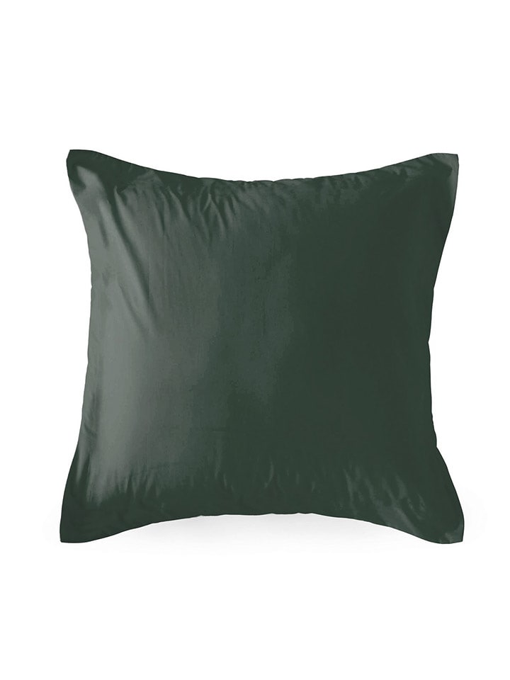 Monsun Poduszka "Sakura" w kolorze zielonym rozmiar: 80x80cm