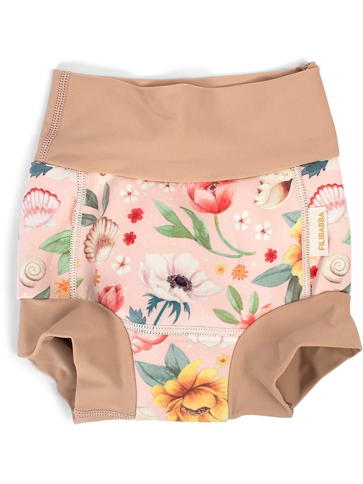 Filibabba Kąpielówki "Lucca Ocean Blossom" w kolorze jasnoróżowym rozmiar: 92/98