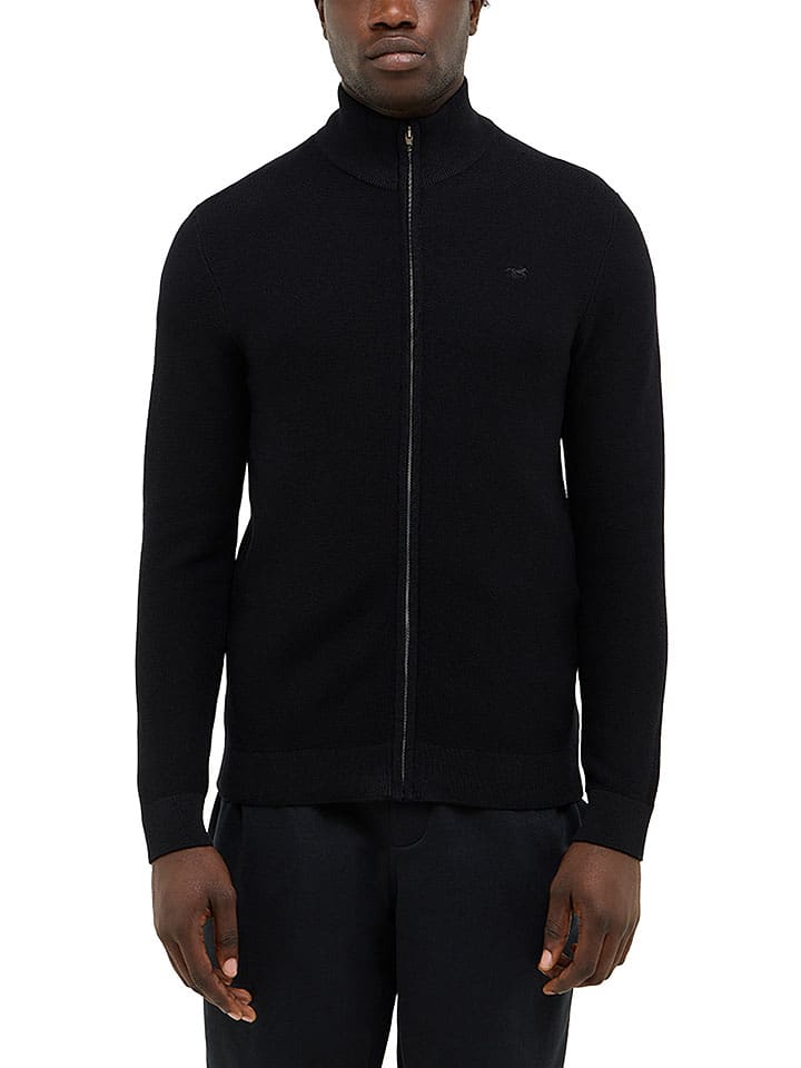 Mustang Kardigan w kolorze czarnym rozmiar: 3XL