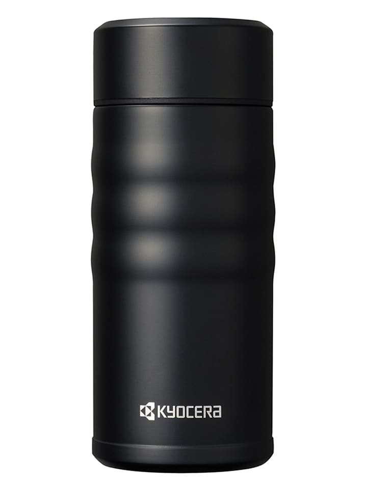 Kyocera Butelka termiczna "Twist Top" w kolorze czarnym - 350 ml rozmiar: onesize
