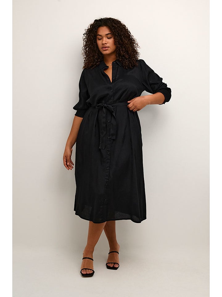 Kaffe Sukienka "Emina" w kolorze czarnym rozmiar: 42