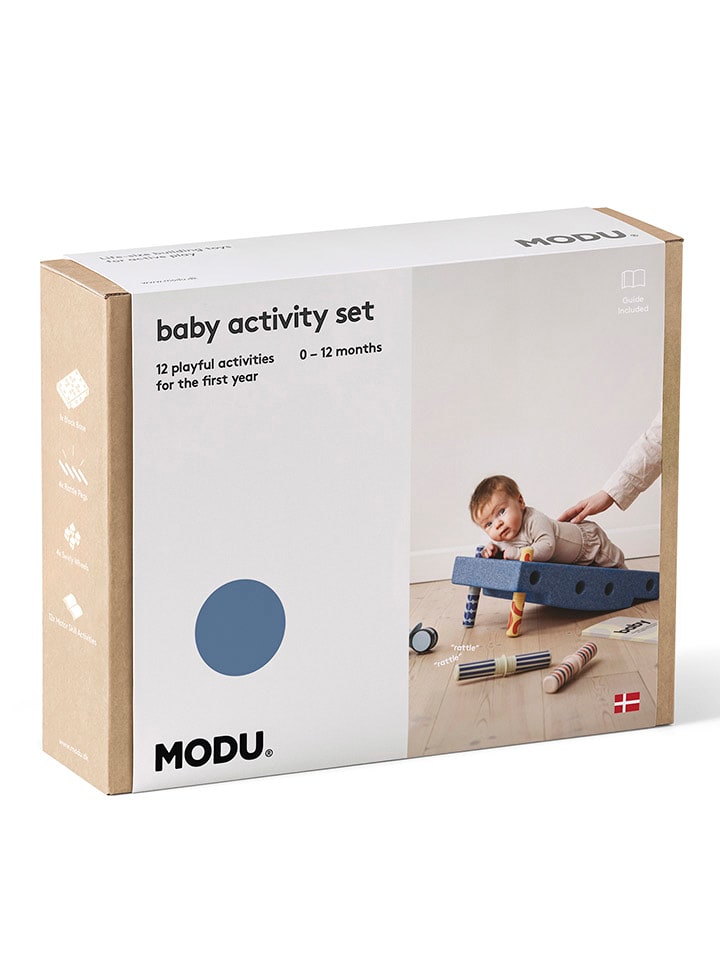 MODU Zestaw aktywizujący w kolorze niebieskim - 0+ rozmiar: onesize
