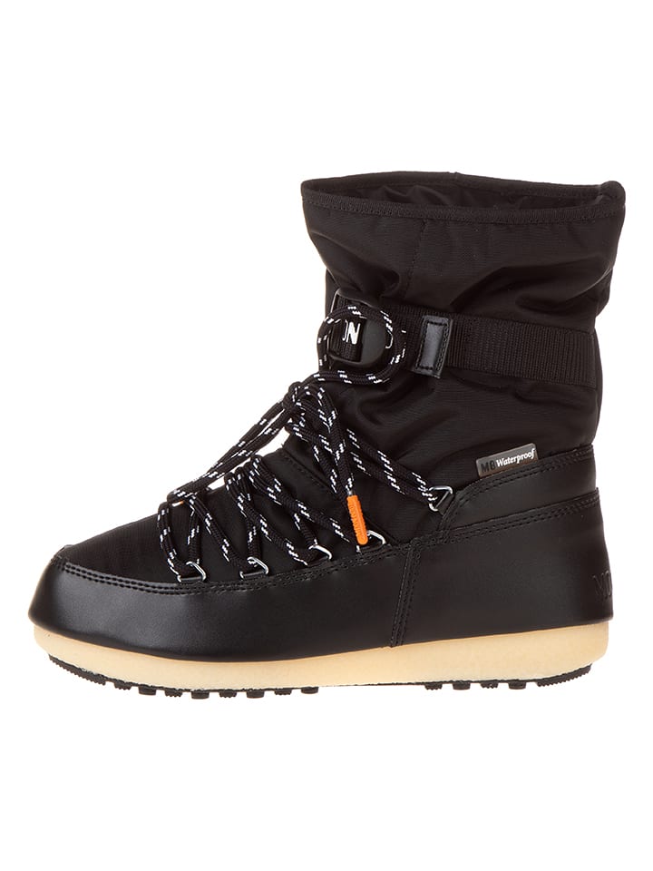 Moon Boot Botki zimowe "Loop" w kolorze czarnym rozmiar: 39