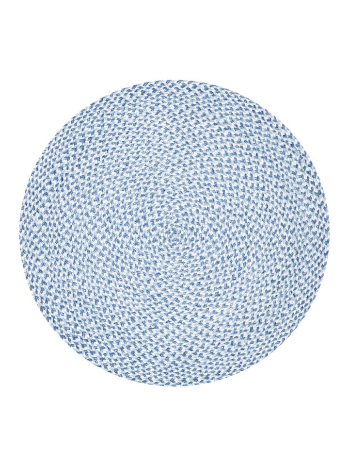 Safavieh Dywan "Braided" w kolorze niebieskim rozmiar: 183x183 cm