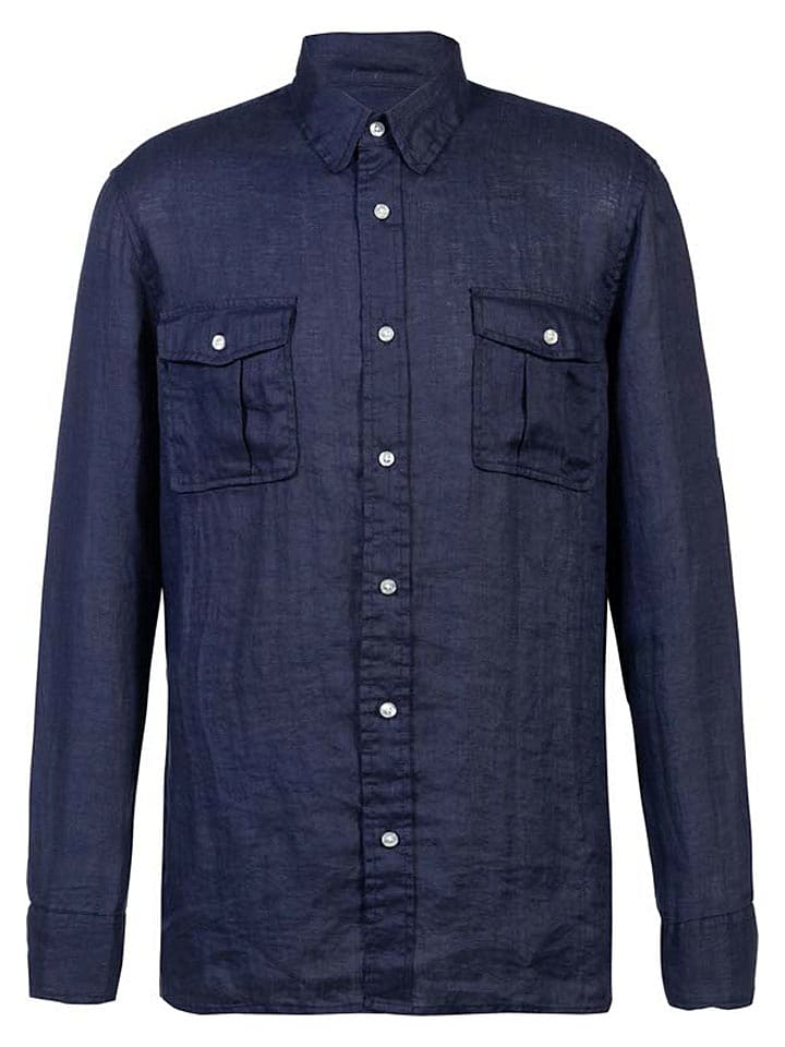 Herrlicher Koszula "Branson" w kolorze granatowym rozmiar: XL