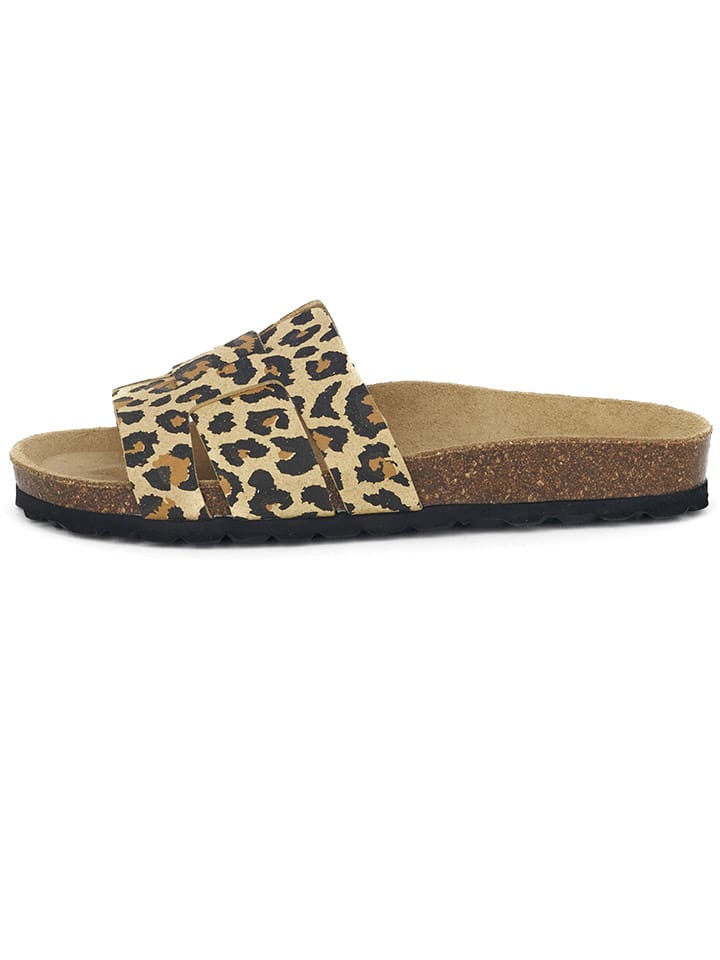 BABUNKERS Family Klapki w kolorze beżowo-brązowym rozmiar: 39